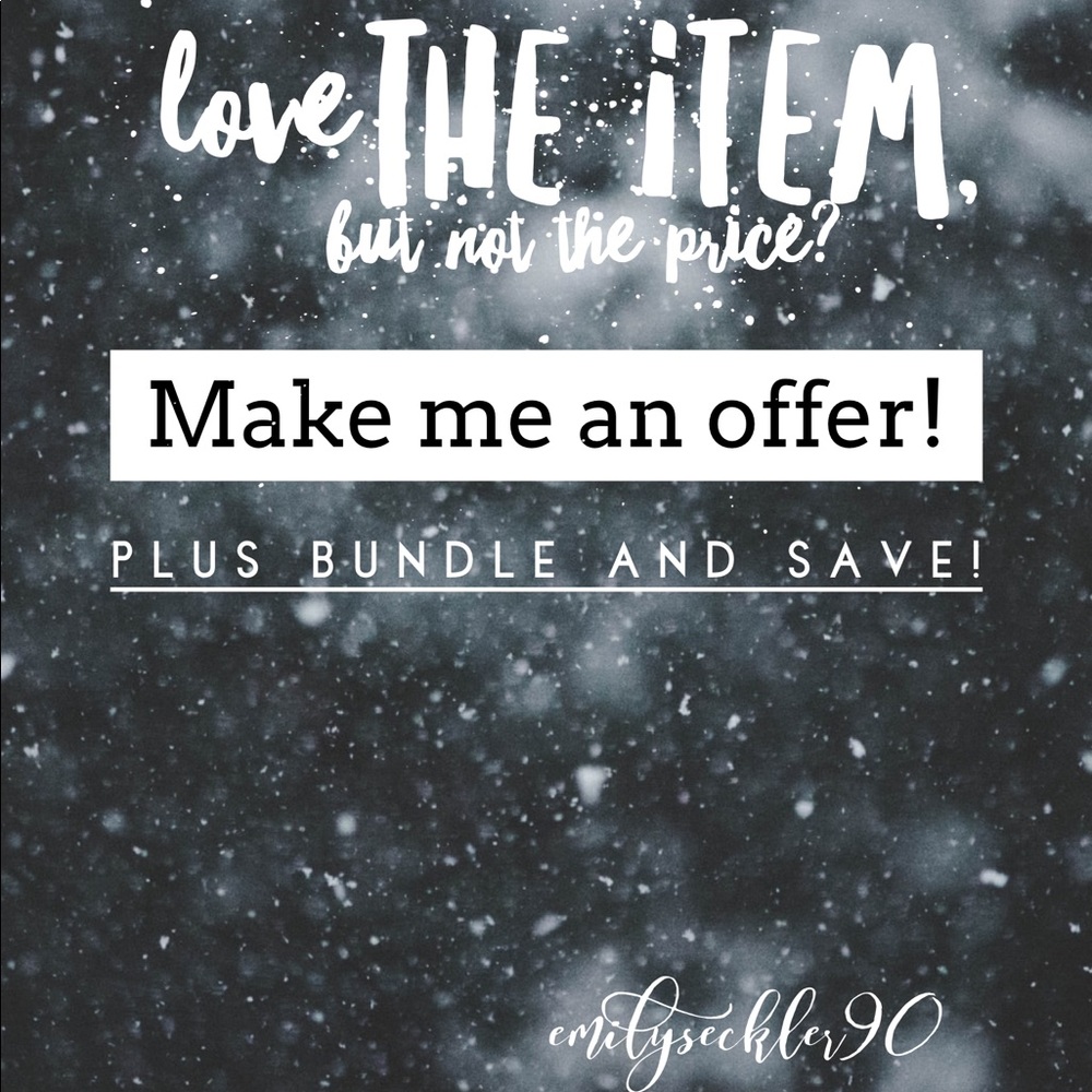 Make me an offer!